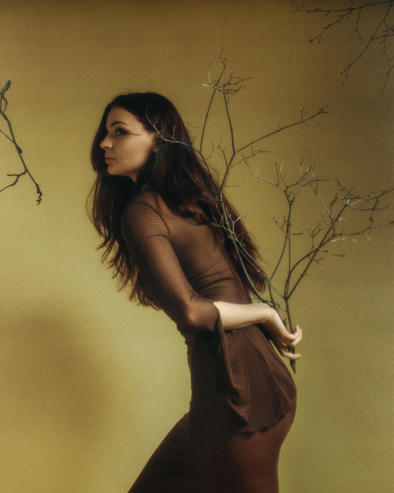 Artistic portrait - golden hour