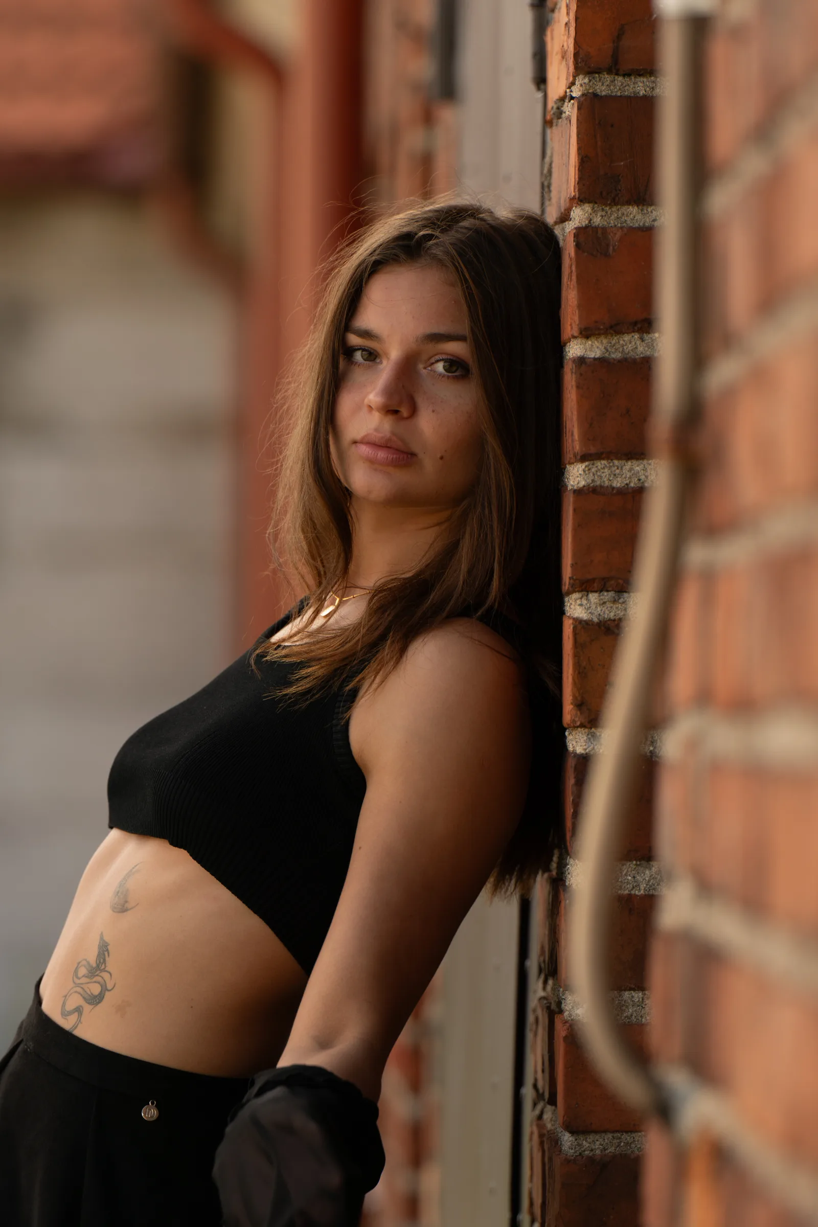 Outdoor portrait - warmly lit